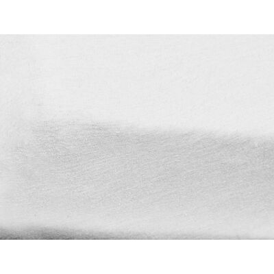 TEXTILOMANIE Jersey plachta do detskej postieľky biela 70 × 140 cm TEXTILOMANIE Jersey plachta do detskej postieľky biela 70 × 140 cm