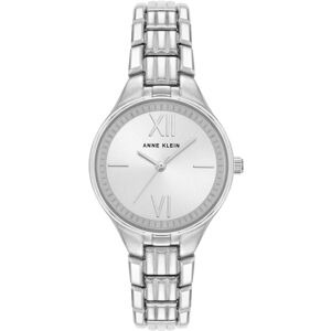 Anne Klein dámske hodinky okrúhle strieborné AK/4061SVSV Anne Klein dámske hodinky okrúhle strieborné AK/4061SVSV