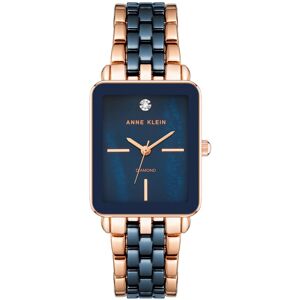 Anne Klein dámske hodinky hranaté AK/3668NVRG Anne Klein dámske hodinky hranaté AK/3668NVRG