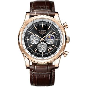 Lige Man 8989-12 rose gold black Lige Man 8989-12 rose gold black