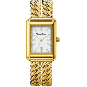 Thomas Sabo WA0429-291-207 Rectangular Gold-Colored 22 mm 3 ATM Thomas Sabo WA0429-291-207 Rectangular Gold-Colored 22 mm 3 ATM