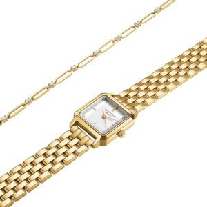 Rosefield Boxelle hodinky a Round Crystals náramok BWGRC-X283 Rosefield Boxelle hodinky a Round Crystals náramok BWGRC-X283
