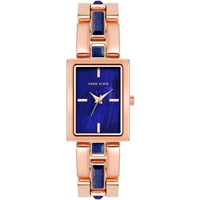 Anne Klein dámske hodinky hranaté ružovo zlaté AK/4156BLRG Anne Klein dámske hodinky hranaté ružovo zlaté AK/4156BLRG