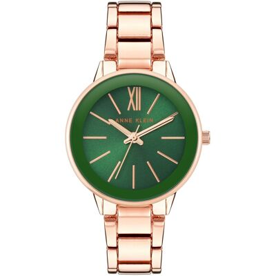 Anne Klein dámske hodinky okrúhle AK/3876GNRG Anne Klein dámske hodinky okrúhle AK/3876GNRG