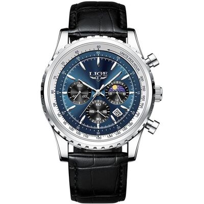 Lige Man 8989-9 silver blue Lige Man 8989-9 silver blue