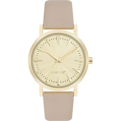 Nine West dámske hodinky okrúhle NW/3320GPIV Nine West dámske hodinky okrúhle NW/3320GPIV
