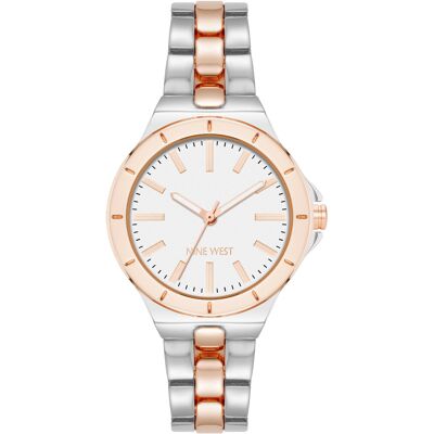 Nine West dámske hodinky okrúhle NW/3325SVRT Nine West dámske hodinky okrúhle NW/3325SVRT