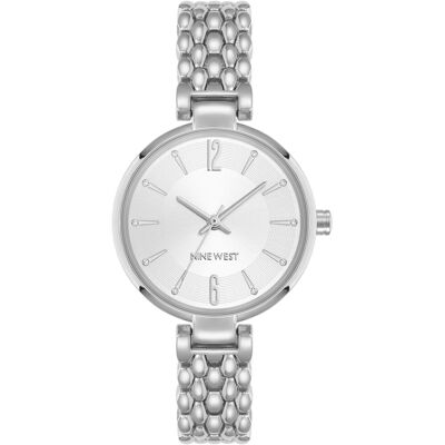 Nine West dámske hodinky okrúhle NW/3337SVSV Nine West dámske hodinky okrúhle NW/3337SVSV