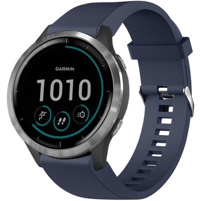 FIXED Silicone Strap na Garmin QuickFit 20 mm modrý FIXED Silicone Strap na Garmin QuickFit 20 mm modrý