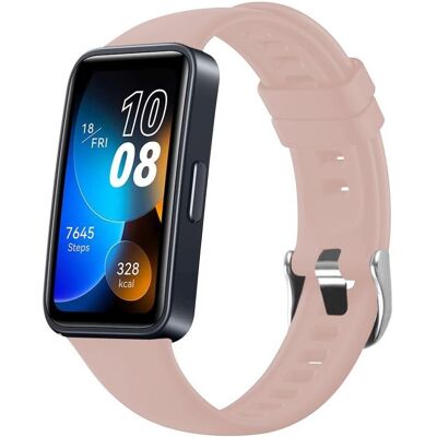 FIXED Silicone Strap na Huawei Band 8/9/10 ružový FIXED Silicone Strap na Huawei Band 8/9/10 ružový