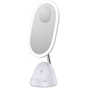 Immax FACE 3 v 1, LED kozmetické zrkadlo, stojan s Qi nabíjaním Immax FACE 3 v 1, LED kozmetické zrkadlo, stojan s Qi nabíjaním