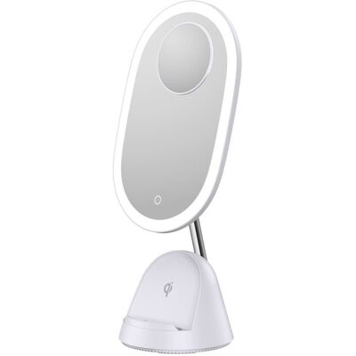 Immax FACE 3 v 1, LED kozmetické zrkadlo, stojan s Qi nabíjaním Immax FACE 3 v 1, LED kozmetické zrkadlo, stojan s Qi nabíjaním