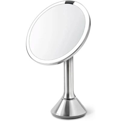 Simplehuman Sensor Touch, DUAL LED osvetlenie, 5×, nabíjacie, matné nerezové Simplehuman Sensor Touch, DUAL LED osvetlenie, 5×, nabíjacie, matné nerezové