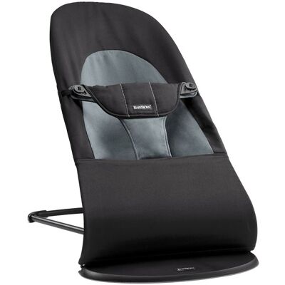 Babybjörn Bouncer Balance Soft Black Dark Grey cotton Babybjörn Bouncer Balance Soft Black Dark Grey cotton