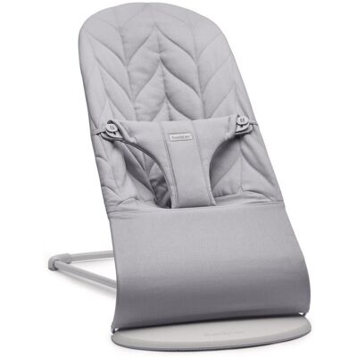 Babybjörn Bliss Light Grey Petal Woven, svetlo sivá konštrukcia Babybjörn Bliss Light Grey Petal Woven, svetlo sivá konštrukcia