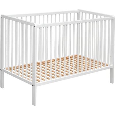 COSING Postieľka buková 120 × 60 cm – biela COSING Postieľka buková 120 × 60 cm – biela