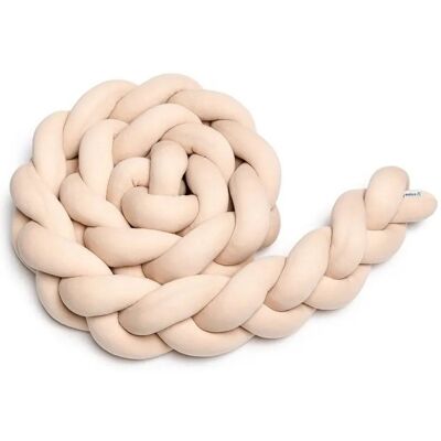 T-TOMI Pletený mantinel 360 cm Beige T-TOMI Pletený mantinel 360 cm Beige