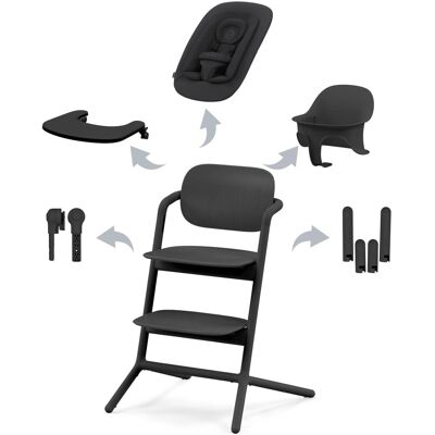 Cybex Lemo 4in1 Set Stunning Black Cybex Lemo 4in1 Set Stunning Black