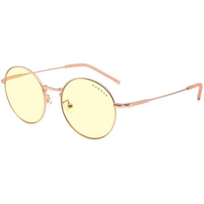 GUNNAR Ellipse Rosegold, jantárové sklá GUNNAR Ellipse Rosegold, jantárové sklá