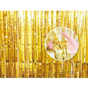 GoDan Párty záves zlatý – gold – 90 × 240 cm GoDan Párty záves zlatý – gold – 90 × 240 cm