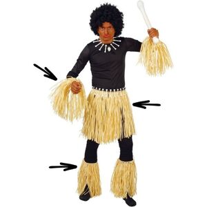GUIRCA Kostým Zulu - Afro Sada - Unisex - Hawaii GUIRCA Kostým Zulu - Afro Sada - Unisex - Hawaii