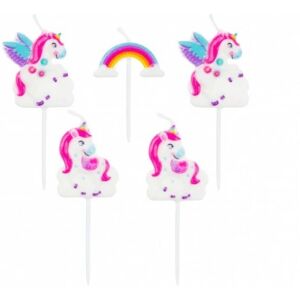 GoDan Sviečky jednorožec – unicorn 5 ks GoDan Sviečky jednorožec – unicorn 5 ks