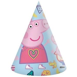 GoDan Papierové klobúčiky Prasiatko Peppa “Peppa Pig“, 6 ks GoDan Papierové klobúčiky Prasiatko Peppa “Peppa Pig“, 6 ks
