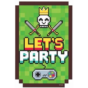 GoDan Pozvánky minecraft – 6 ks GoDan Pozvánky minecraft – 6 ks