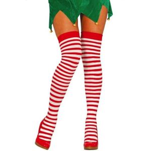 GUIRCA Vianočné pruhované nadkolienky – Santa Claus GUIRCA Vianočné pruhované nadkolienky – Santa Claus