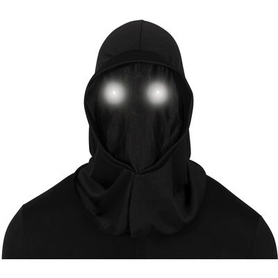 GUIRCA Čierna maska s LED svetlom v očiach GUIRCA Čierna maska s LED svetlom v očiach
