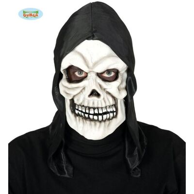 GUIRCA Maska Kostlivec – Lebka s Kapucňou – Halloween – 22 × 20 × 43 cm GUIRCA Maska Kostlivec – Lebka s Kapucňou – Halloween – 22 × 20 × 43 cm