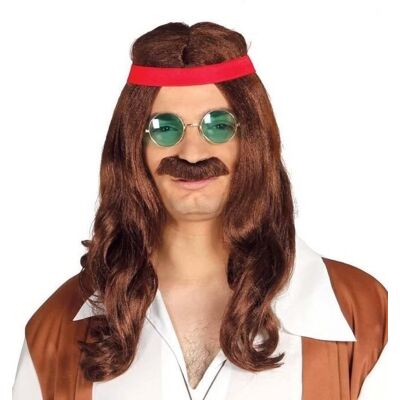 GUIRCA Hippies Parochňa Hnedá a Fúzy s Čelenkou GUIRCA Hippies Parochňa Hnedá a Fúzy s Čelenkou