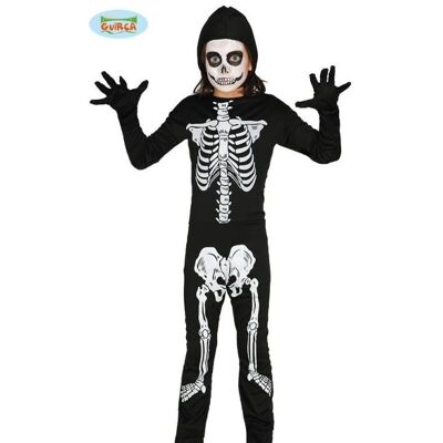 GUIRCA Detský Kostým Kostra – Kostlivec – veľkosť 7 – 9 rokov – Halloween GUIRCA Detský Kostým Kostra – Kostlivec – veľkosť 7 – 9 rokov – Halloween