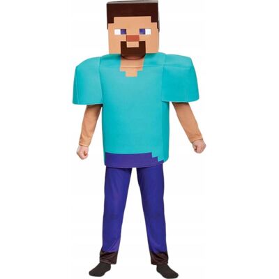 FunCo Detský kostým Minecraft Steve 104-116 S FunCo Detský kostým Minecraft Steve 104-116 S