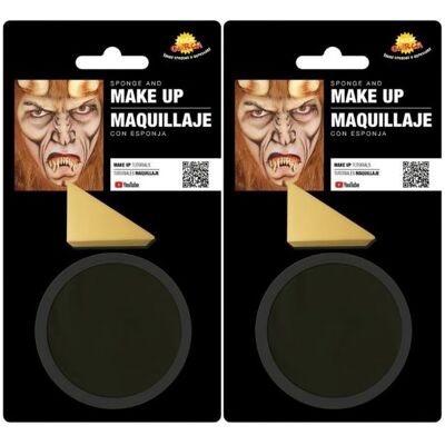 Guirca Čierny Make-Up s hubkou – Halloween – 18 g Guirca Čierny Make-Up s hubkou – Halloween – 18 g