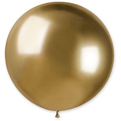 GoDan Balóniky chrómované 5 ks zlaté lesklé – Silvester – 80 cm GoDan Balóniky chrómované 5 ks zlaté lesklé – Silvester – 80 cm