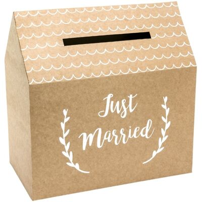 PARTYDECO Box – škatuľka na blahoželanie – Just married 30 × 30,5 × 16,5 cm PARTYDECO Box – škatuľka na blahoželanie – Just married 30 × 30,5 × 16,5 cm