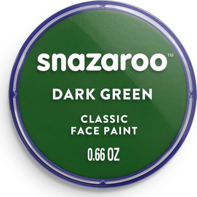 Snazaroo Tmavo zelená (Dark Green) 18 ml Snazaroo Tmavo zelená (Dark Green) 18 ml