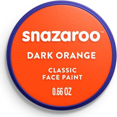 Snazaroo Tmavo oranžová (Dark Orange) 18 ml Snazaroo Tmavo oranžová (Dark Orange) 18 ml