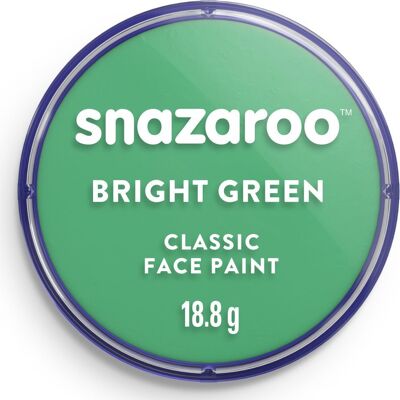 Snazaroo Jasnozelená (Bright Green) 18 ml Snazaroo Jasnozelená (Bright Green) 18 ml