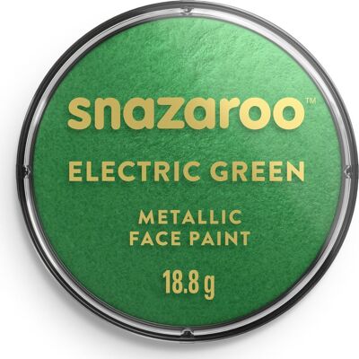 Snazaroo Metalická Zelená (Electric Green) 18 ml Snazaroo Metalická Zelená (Electric Green) 18 ml