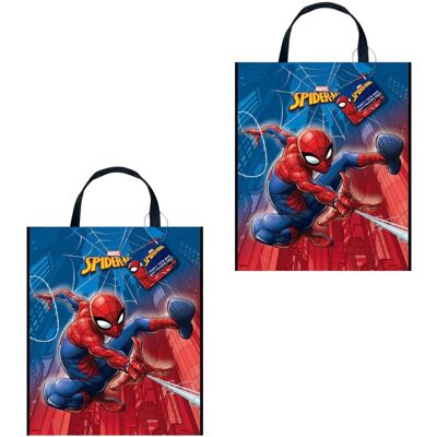 Unique Párty taška Spiderman, plastová 28 × 33,5 cm, 2 ks v balení Unique Párty taška Spiderman, plastová 28 × 33,5 cm, 2 ks v balení