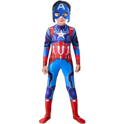 FunCo Detský kostým Superhrdina Kapitán Amerika s maskou 110-122 M FunCo Detský kostým Superhrdina Kapitán Amerika s maskou 110-122 M