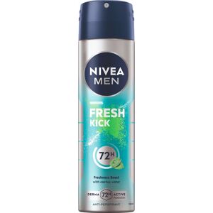 NIVEA MEN Fresh Kick Antiperspirant Sprej 150 ml NIVEA MEN Fresh Kick Antiperspirant Sprej 150 ml
