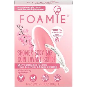 FOAMIE Shower Body Bar Cherry Kiss With Cherry Blossom and Rice Milk 80 g FOAMIE Shower Body Bar Cherry Kiss With Cherry Blossom and Rice Milk 80 g