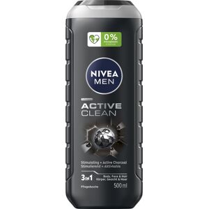 NIVEA Men Active Clean Shower Gel 500 ml NIVEA Men Active Clean Shower Gel 500 ml