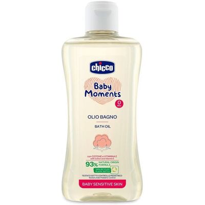 Chicco Baby Moments Sensitive olej do kúpeľa 200 ml Chicco Baby Moments Sensitive olej do kúpeľa 200 ml