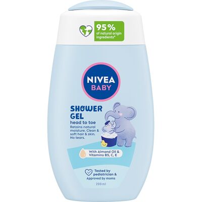 NIVEA Baby sprchový gél na celé telo a vlásky 200 ml NIVEA Baby sprchový gél na celé telo a vlásky 200 ml
