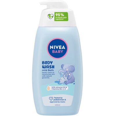 NIVEA Baby sprchový gél na jemný kúpeľ 450 ml NIVEA Baby sprchový gél na jemný kúpeľ 450 ml