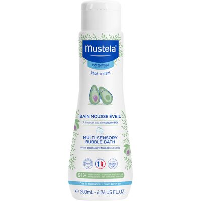 MUSTELA Bublinková pena do kúpeľa s organicky pestovaným avokádom 200 ml MUSTELA Bublinková pena do kúpeľa s organicky pestovaným avokádom 200 ml